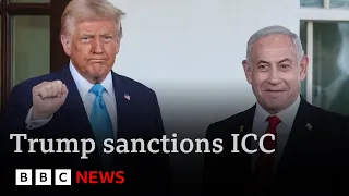 Global condemnation as Trump sanctions International Criminal Court | BBC News