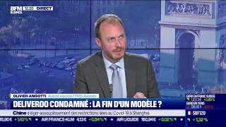 DELIVEROO ORD 0.5P Olivier Angotti (FTMS Avocats) : Deliveroo condamnée, la fin d&#39;un modèle ?