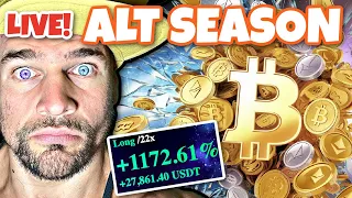 BITCOIN Time to **LOCK IN**  |  Altcoins &amp; Bitcoin LIVE Trading (ALT SEASON LOADING)