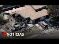 Autoridades informan sobre el jet privado que chocó en San Diego con seis personas a bordo