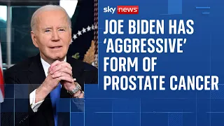 JOE Joe Biden has an &#39;aggressive&#39; form of prostate cancer