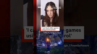 BEATS Elden Ring streamer PerriKaryal reveals how she beats games using mind control. #Gaming #BBCNews