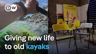One man&#39;s mission to turn old kayaks into new furniture in France | Focus on Europa