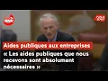 Aides publiques aux entreprises : audition du patron de Renault