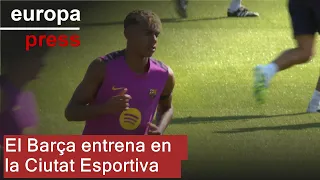 El Barça entrena en la Ciutat Esportiva