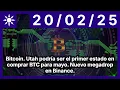 Bitcoin. Utah podría ser el primer estado en comprar BTC para mayo. Nuevo megadrop en Binance.