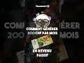 Comment Gagner 200 CHF/Mois de Revenus Passifs (Avec Peu)