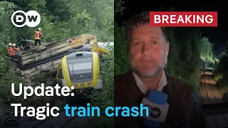 Heavy rains and landslides preceded the derailment of a passenger train in Germany | DW News