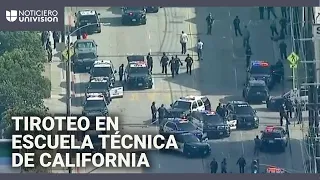 Tiroteo en escuela técnica de California deja dos hispanas heridas: hay un sospechoso detenido