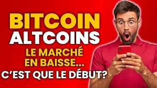 BITCOIN BITCOIN / ALTCOINS la CHUTE VA CONTINUER pour le MARCHÉ CRYPTO ?