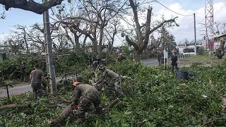 Mayotte devastata dal ciclone Chido, in corso la pulizia del territorio francese d&#39;oltremare