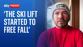 &#39;In a matter of seconds the lift started to free fall&#39;, says skier on broken chair lift