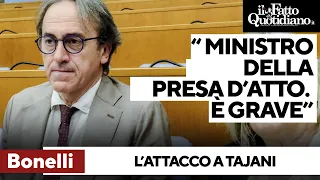 Israele-Iran, Bonelli attacca Tajani: &quot;Lei è il ministro degli Esteri della presa d&#39;atto, è grave&quot;