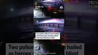 Florida police save drowning blind man