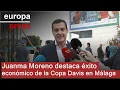 COPA HLD. - Moreno valora el "impacto de 150M" de la Copa Davis y su "difusión de la Marca Andalucía"