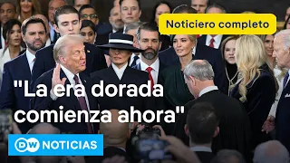 🔴 DW Noticias 20 enero: Trump promete &quot;edad de oro&quot;, aranceles y deportaciones [Noticiero completo]