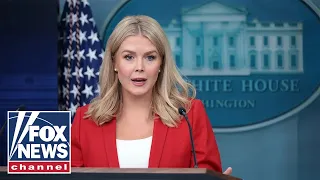 Karoline Leavitt holds White House briefing