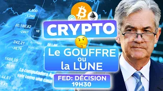 BITCOIN CRYPTO / BITCOIN la FED ce SOIR ça VA BOUGER ?