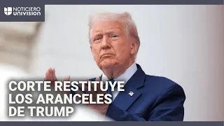 Los aranceles de Trump siguen vigentes: corte de apelaciones los restituye temporalmente