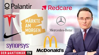 NIKE INC. Märkte am Morgen: Redcare Pharmacy, Mercedes-Benz, Synopsys, Palantir, Tesla, McDonald&#39;s, Nike
