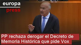 PP rechaza derogar en CyL el Decreto de Memoria Histórica que pide Vox