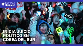 A ritmo de K-pop cientos celebran el histórico voto para destituir al presidente de Corea del Sur