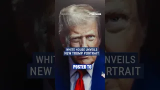 New official Trump pic revealed after firing of Portrait Gallery director #shorts