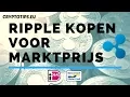 Ripple kopen of verkopen op Binance voor marktprijs (iDEAL + Bancontact)