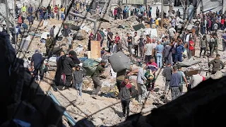 RAMP At least 59 people killed in strikes across Gaza as Israel prepares to ramp up offensive