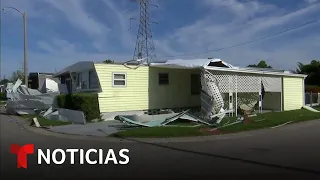 Tornado al oeste de Tampa deja daños en viviendas