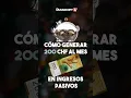 Cómo Generar 200 CHF/Mes en Ingresos Pasivos (Desde Cero)