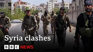 More than 350 people killed in Syria clashes |  BBC News