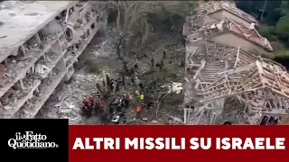 Israele ancora nel mirino dei missili iraniani. Non si fermano i lanci verso Tel Aviv e Haifa