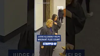 WATCH: Wisconsin judge allegedly helps illegal migrant sneak out of court #shorts #border #politics