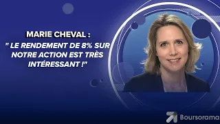 CARMILA Marie Cheval (PDG de Carmila) : &quot;Le rendement de 8% sur notre action est très intéressant !&quot;