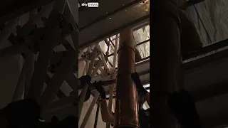 Vatican chimney installed ahead of conclave