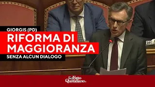Giorgis vs Nordio: &quot;Riforma imposta a colpi di maggioranza. Dialogo rifiutato dalla maggioranza&quot;