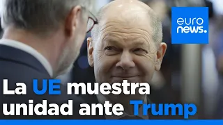 Los líderes de la UE prometen unidad frente a las amenazas arancelarias de Trump