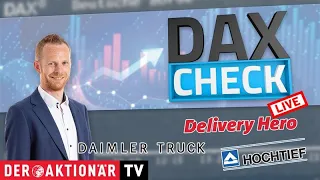 THYSSENKRUPP AG O.N. DAX-Check LIVE: Daimler Truck, Delivery Hero, Hochtief, ThyssenKrupp im Fokus