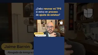 ¿Puedo renovar mi TPS si estoy en proceso de ajustar status para obtener la residencia?