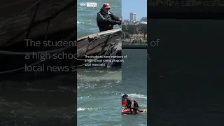 Students rescued from sinking sailboat in San Francisco