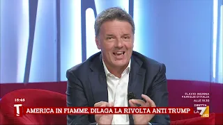 USA, Matteo Renzi: &quot;Abbiamo un governo scodinzolante, bacia pantofola a Trump&quot;