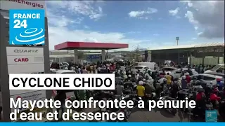 Mayotte confrontée à pénurie d&#39;eau et d&#39;essence après le passage du cyclone • FRANCE 24