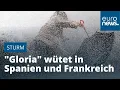 50 cm Neuschnee: "Gloria" wütet in Spanien und Frankreich