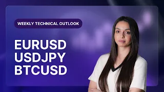 EUR/USD Technical Outlook on EURUSD, USDJPY, BTCUSD