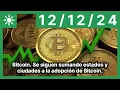 Bitcoin. Se siguen sumando estados y ciudades a la adopción de Bitcoin.