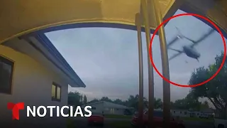 Una avioneta se estrelló en Florida y sus cuatro ocupantes salieron ilesos | Noticias Telemundo
