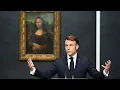 La Joconde déplacée, hausse des tarifs : le plan de Macron pour une "nouvelle naissance" du Louvre