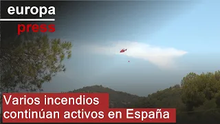 El incendio forestal de Méntrida se da por controlado mientras varios siguen activos