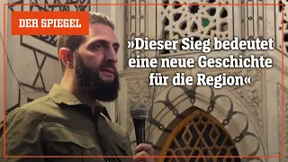 Milizenführer Mohammad al-Julani: Ansprache zum Sturz Assads | DER SPIEGEL